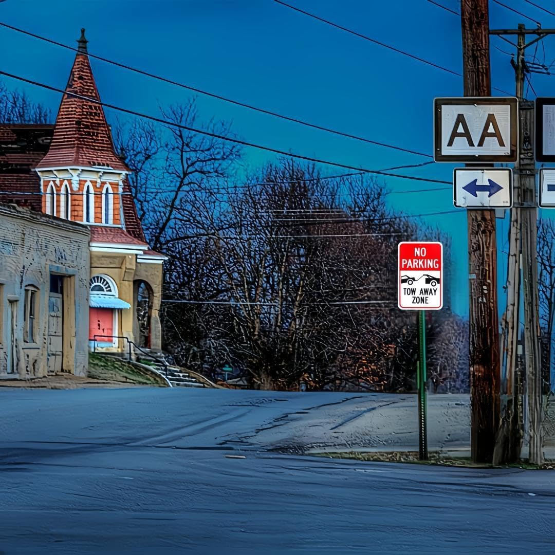 Large No Parking - Tow Away Zone Sign, 18"X 12" .040 Aluminum Reflective Sign Rust Free Aluminum-Uv Protected and Weatherproof image number 3