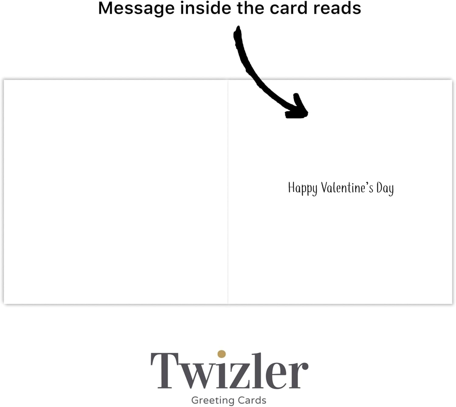 Twizler Funny Valentines Card - Eggs Getting Hard - Valentine'S Day Card for Husband Wife or Boyfriend Girlfriend Partner - Happy Valentine'S Day for Him Her Fiance Fiancee image number 2