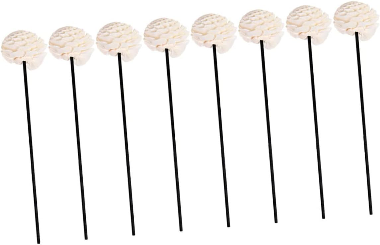 8Pcs Simulated Aromatherapy Flowers Household Diffuser Sticks Replaceable Diffuser Reeds for Essential Oil Aroma Sticks Decorative Aroma image number 3