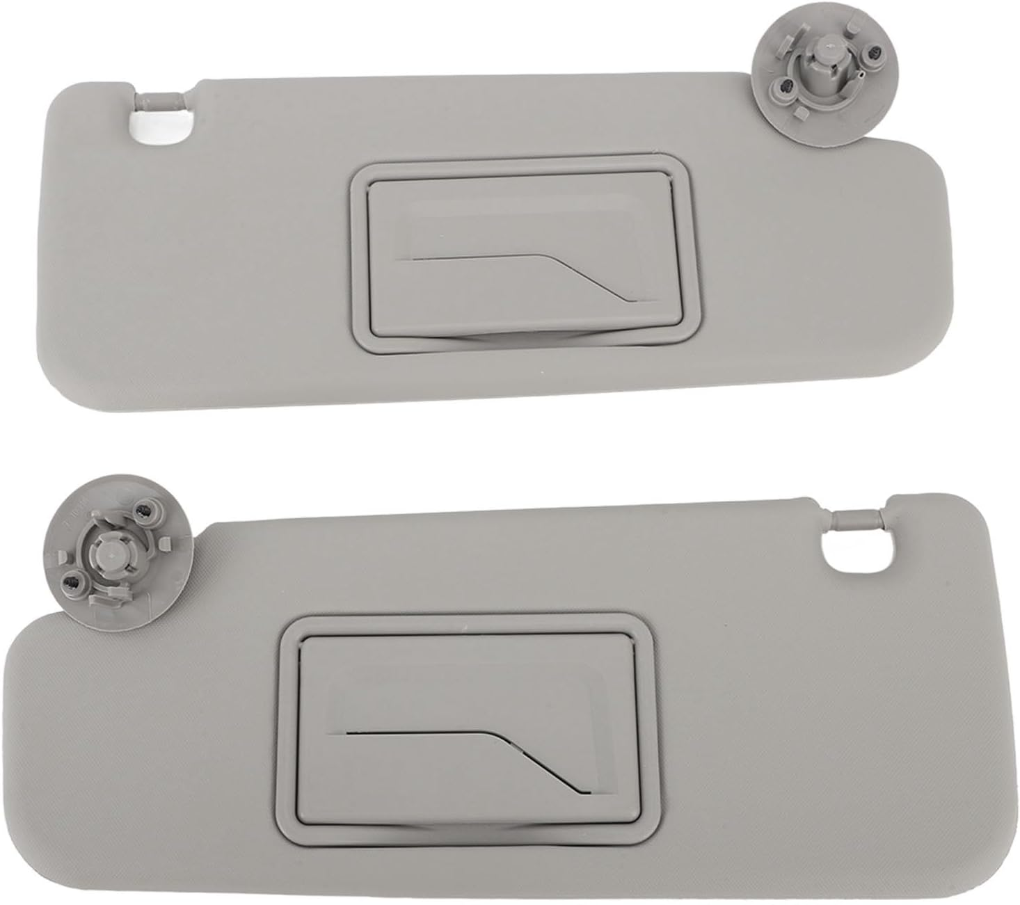 Sun Visor for Sonic Aveo 2012-2020, 1 Pair Left & Right Sun Visor with Mirror, Passenger and Driver Sides, Sunvisor Replaces, Sunroof Car Sun Visor for Sonic Aveo, Grey