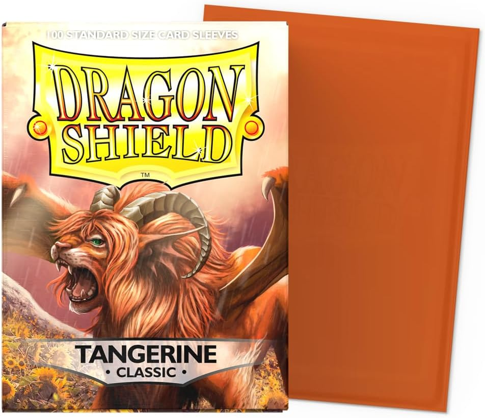 Dragon Shield Classic Art Sleeves Set of 100 Sleeves - Tangerine image number 5