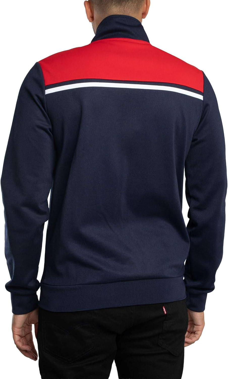 Sergio Tacchini Men'S Youngline MK2 Track Jacket, Maritime Blue/Adrenaline