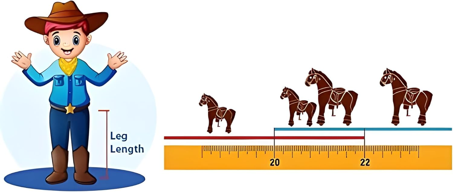 AHATECH Walking Ride on Horse Kids Toddler (Brown, Medium) image number 1