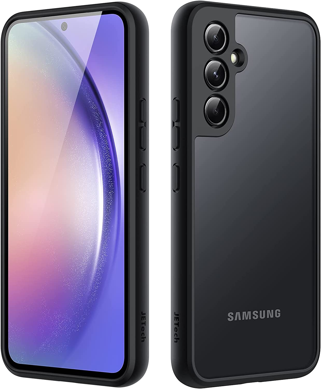 Jetech Matte Case for Samsung Galaxy A54 5G 6.4-Inch, Frosted Translucent Back Protective Slim Phone Cover, Anti-Fingerprints (Lilac)