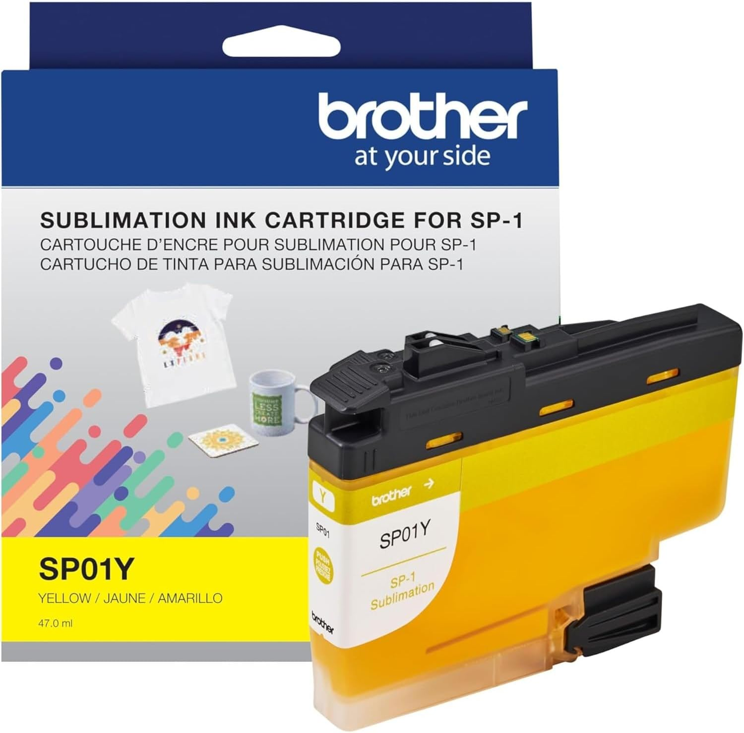 Brother Genuine Sublimation Ink Cartridge Cyan image number 1