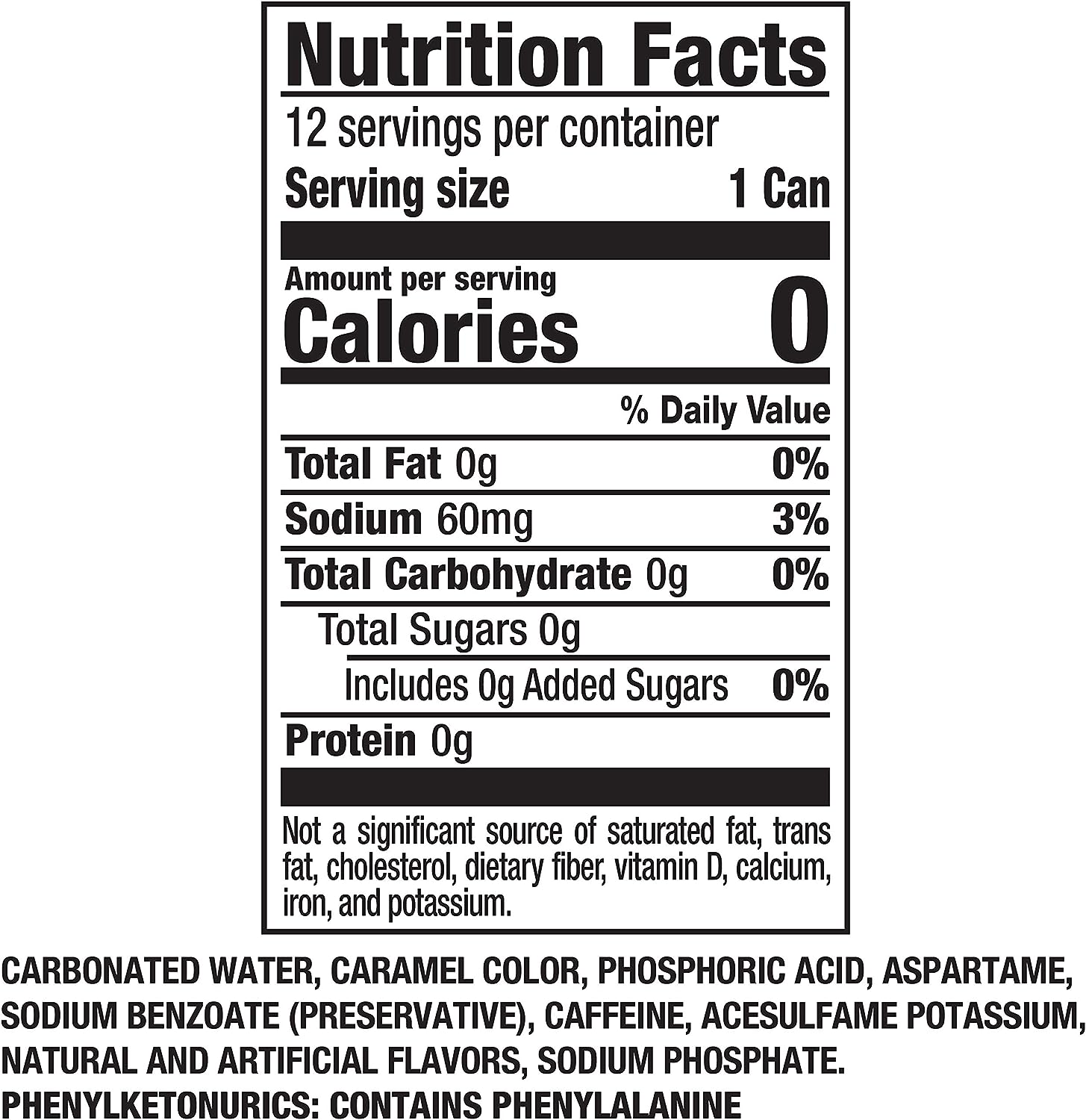 Dr Pepper Zero Sugar Soda, 355Ml X 12 Pack image number 2