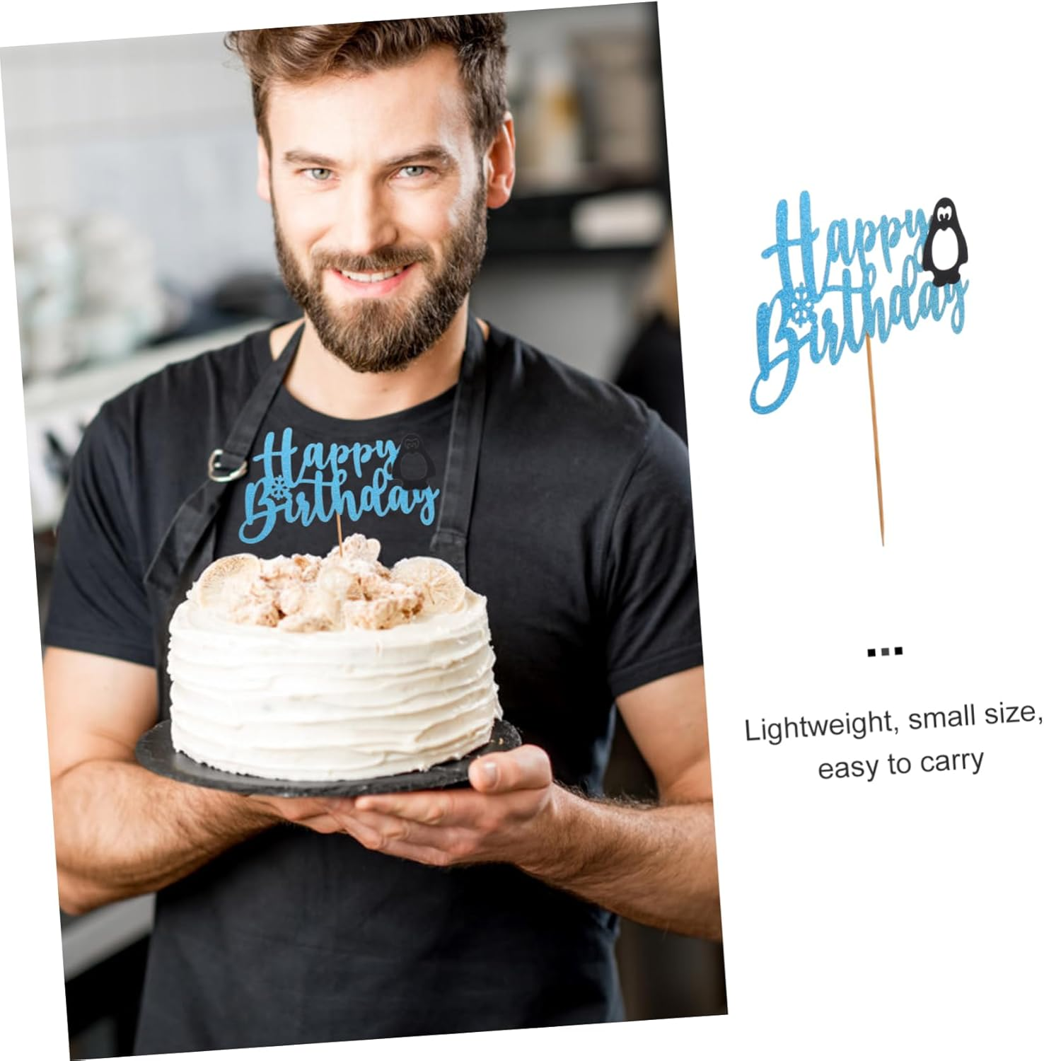 Add Style to Your Party 2Pcs Cake Picks Photo Props and Dessert Toppers image number 4