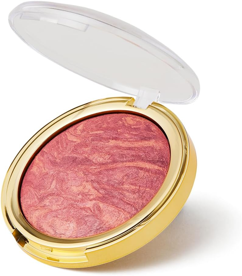 Napoleon Perdis Blush Patrol Matte | Velvet-Matte Blush Powder for Buildable Natural Flush of Color | Infused with Vitamin E & Jojoba Seed Oil | Vegan + Paraben Free | Rose (8G)