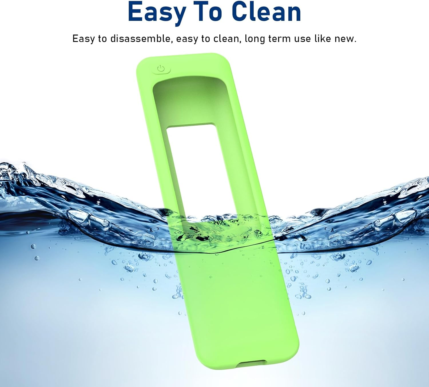 USTIYA Remote Case for Samsung TV 2023 BN59-01432A / 01432J / 01432B / 01432D / 01432 TM2360E / TM2360F / TM2361E / BN59-01455E / 01455A Solar Cell Nightglow Control Protective Cover Silicone (Green)