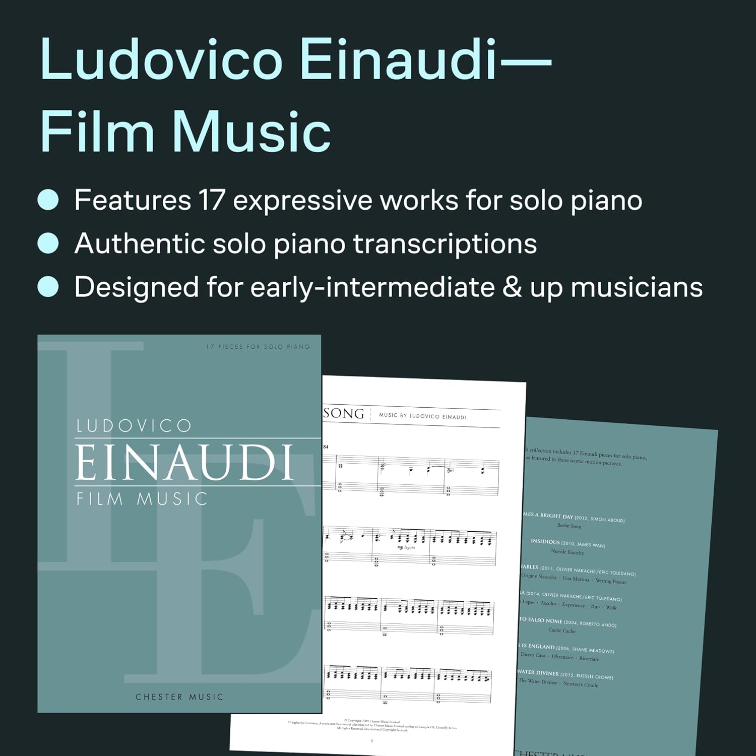 Ludovico Einaudi - Film Music: 17 Pieces for Solo Piano image number 3