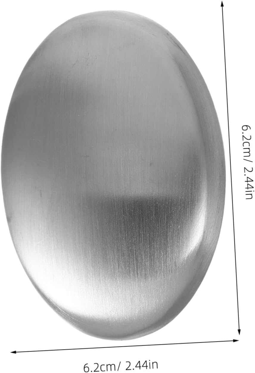 Stainless Steel Soap Odor Remover Bar Small Metal Soap for Eliminating Kitchen Smells Hands and Skin image number 2