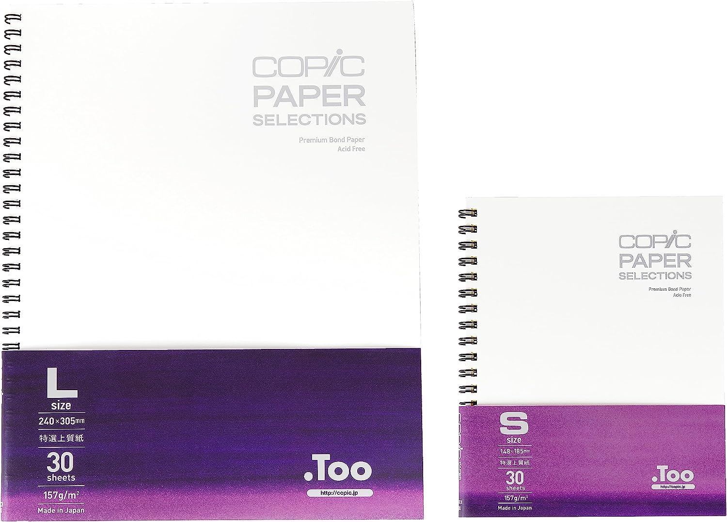 Copic Wire-Bound Sketchbook S, 5" X 7", Premium Bond Paper (157Gsm), 30 Sheets, White image number 2