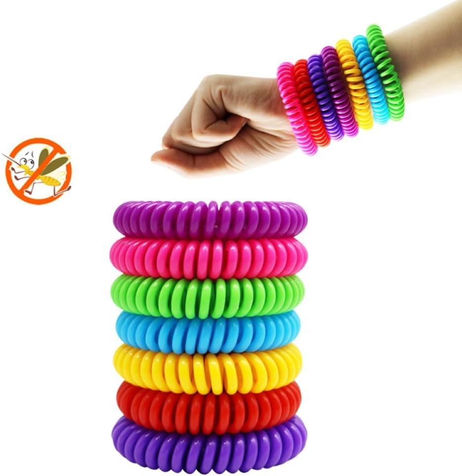 10 Pack Mosquito Bracelets, Deet-Free Waterproof Mosquito Bands Waterproof Outdoor Insect Suitable for Adults and Children image number 2