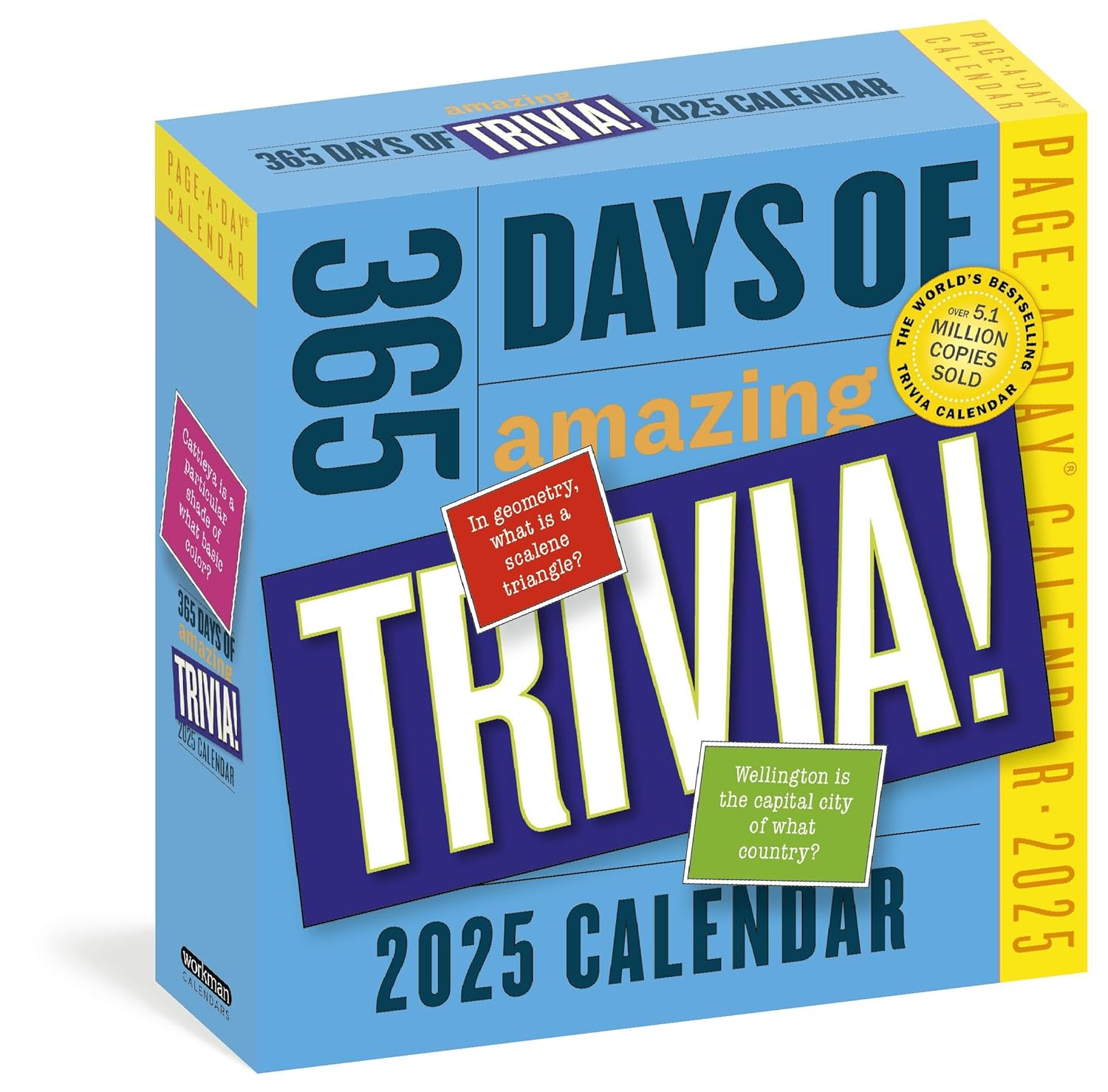 365 Days of Amazing Trivia Page-A-Day Calendar 2025: the World'S Bestselling Trivia Calendar image number 4