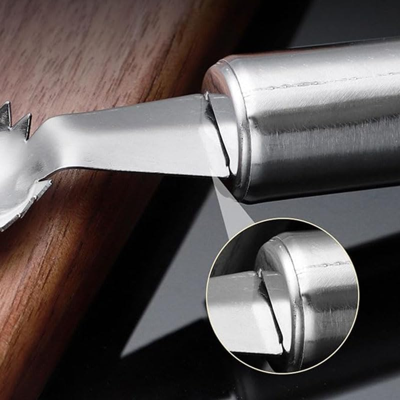 Stainless Steel Strawberry Huller and Tomato Stem Corer Tool， Practical Kitchen Tool for Fruits and Vegetables (1Pcs) image number 3