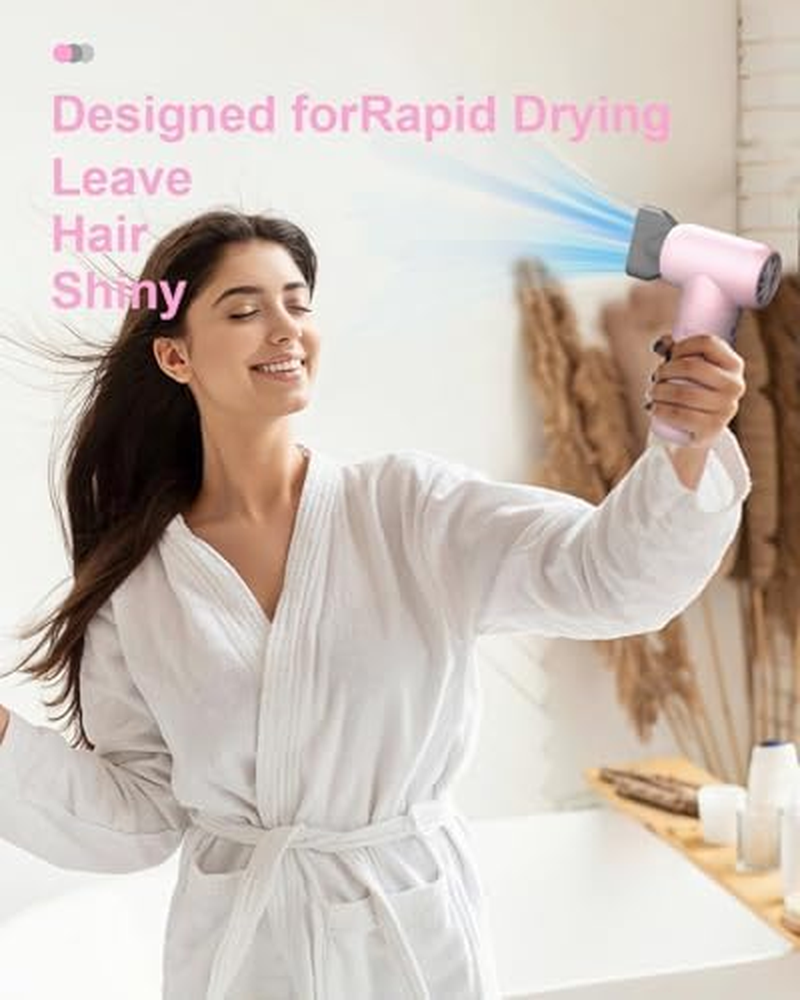 Compressed Air Duster,180000Rpm 3 Gear Jet Dryer Blower Electric Portable Air Duster Adjustable Rechargeable Cordless Jet Dry Blower Air Blower for Home and Car Air Bed Hair Dry