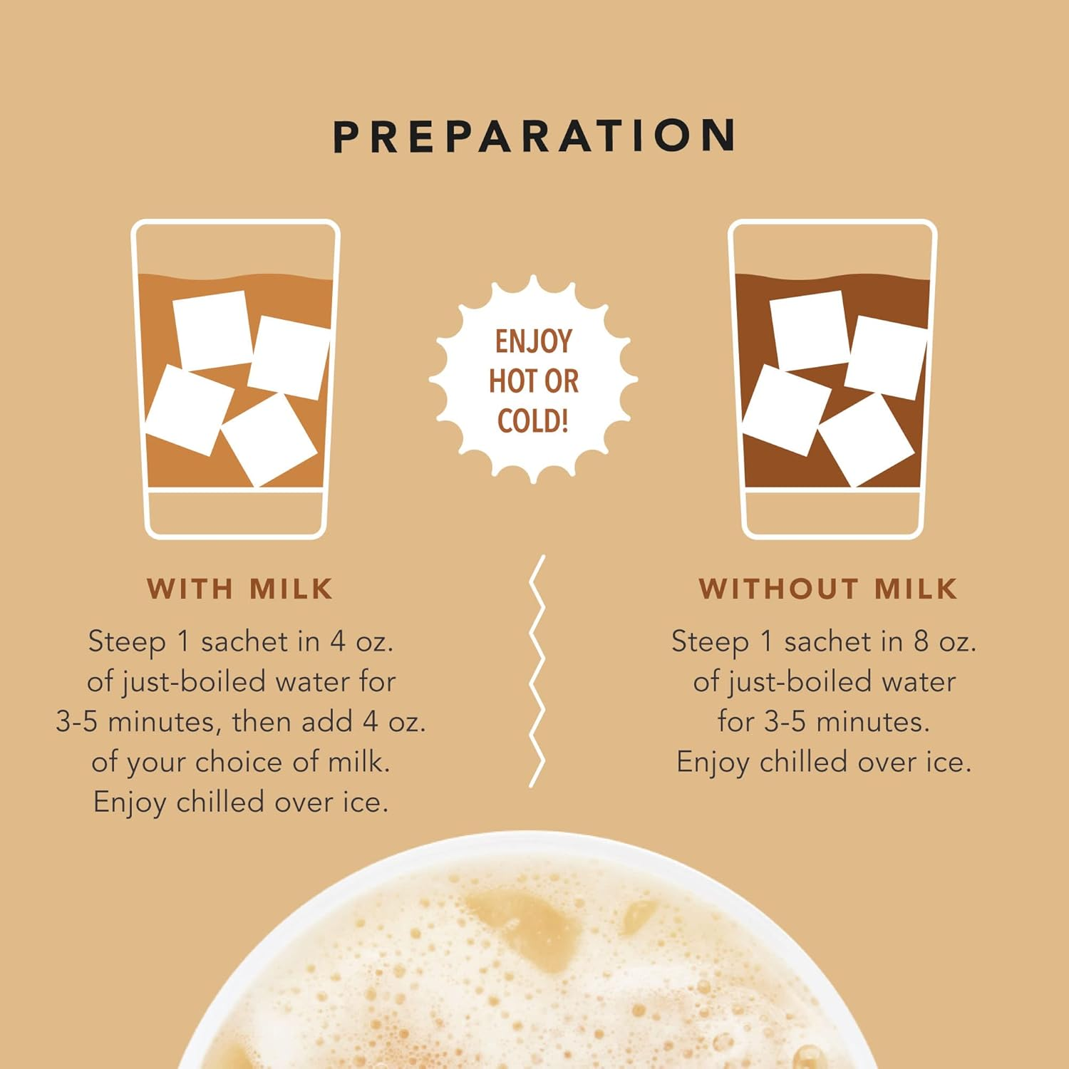 Pinky up Brown Sugar Boba Tea Sachets - Calorie Free Whole Leaf Black Tea Bubble Tea - Boba Gift 12 Biodegradable Tea Bags image number 5