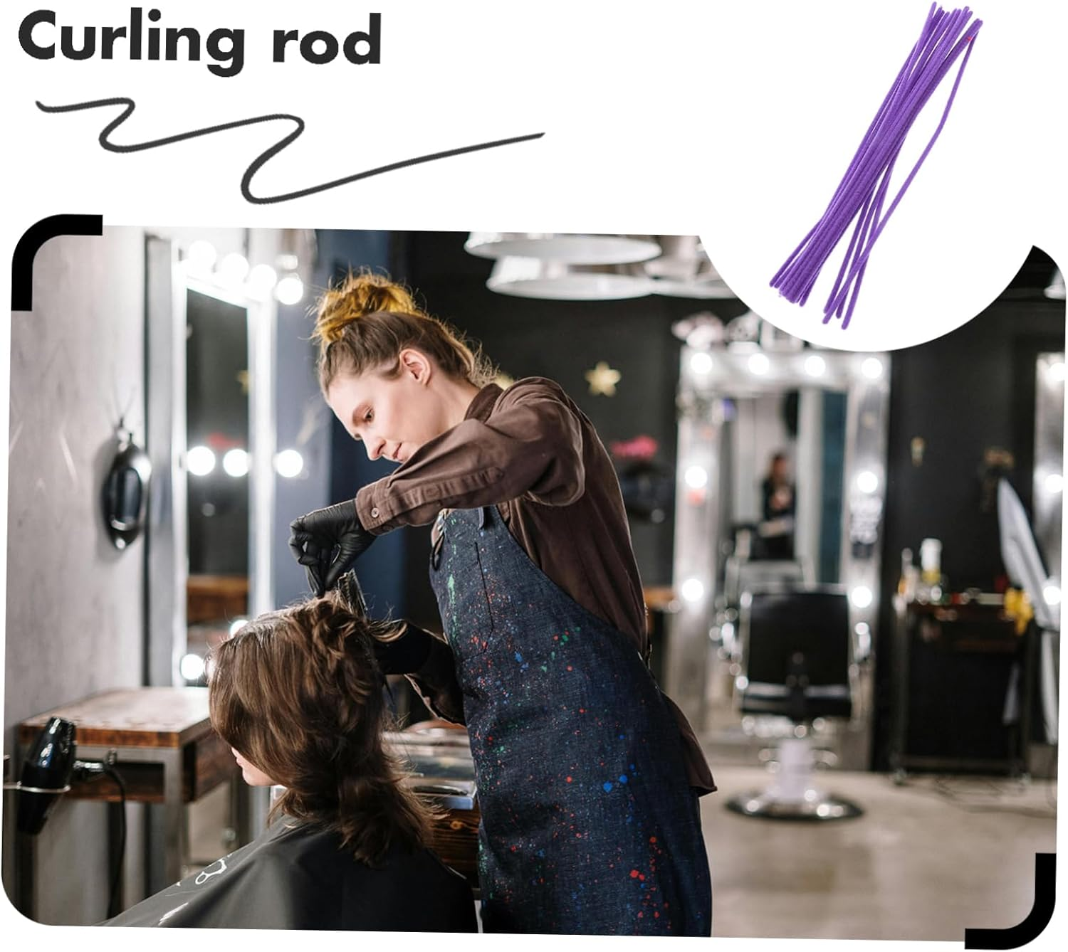 3Pcs Flexible Hair Perm Rods for Curling and Styling Long Hair Innovative Design for Easy Use and Saving