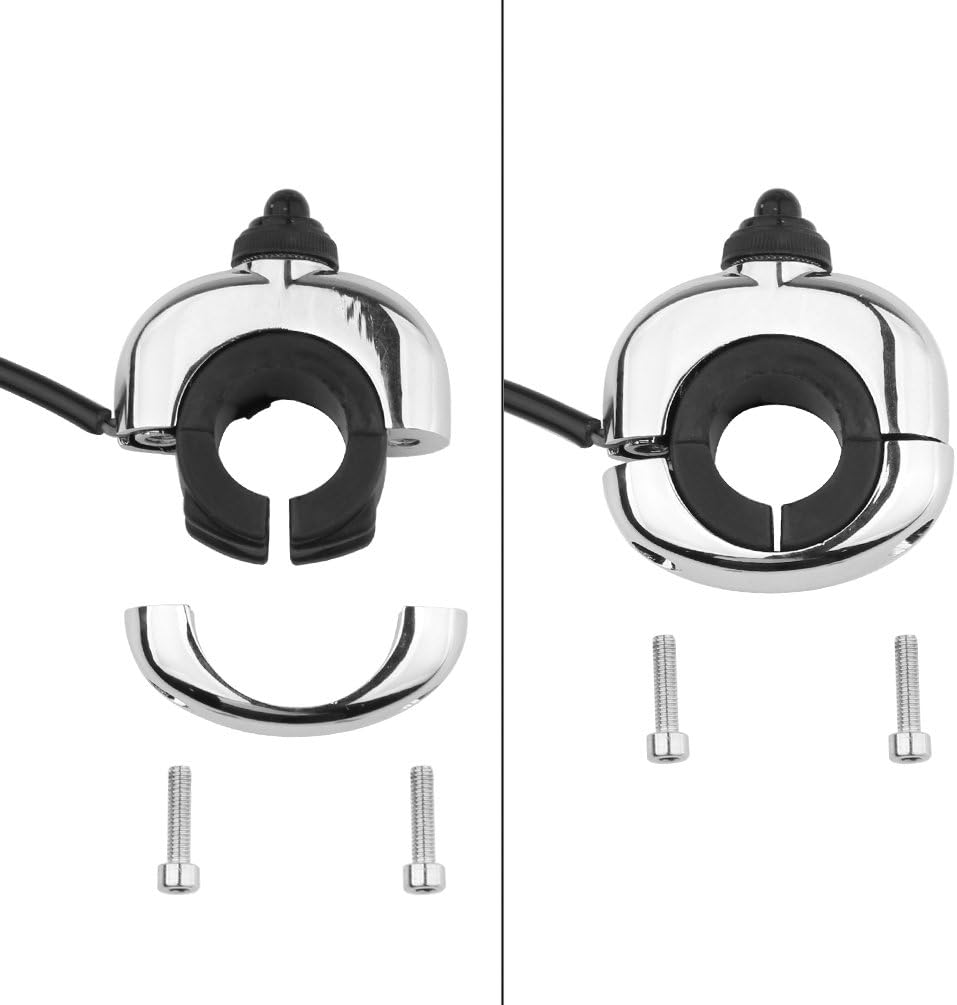 Motorcycle Switch Wiring Harness PROAUTO Driving Light Wiring and Relay Kit Fuse Relay On/Off Switch Relay for Motorcycle Cycle with 7/8 Inch, 1 Inch, or 1-1/4 Inch Handlebars image number 2