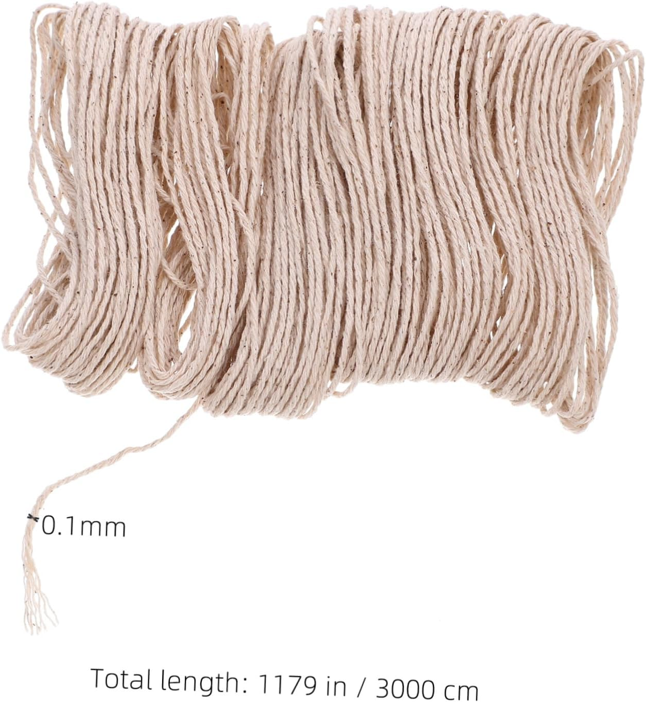 Cotton Butcher Twine Meat Tying String Kitchen Cooking Thread Natural Food-Grade Cotton Rope 30M for Sausage Wrapping and Meat Packaging image number 6