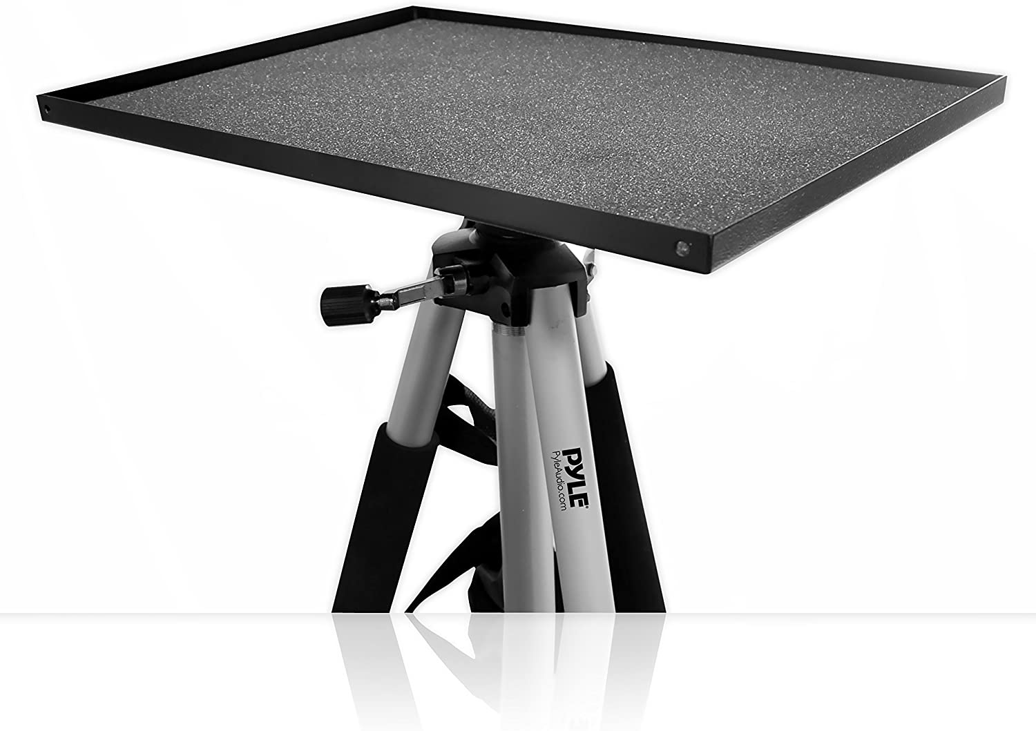 Pyle Video Projector Mount Stand, Adjustable Height 20.5In-59In, Rotating Stand, Tripod Legs, anti Slip Rubber, Easy Assemble, Includes Plate and Travel Bag for Home, Office or Classroom (PRJTPS37) image number 2