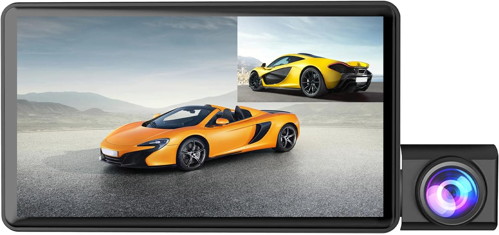 Dual Channel Dash Cam 1080P HD Video Recorder with Intelligent Motion Detection, Recording for Front and Rear, Waterproof Visual Lens (A6) image number 4