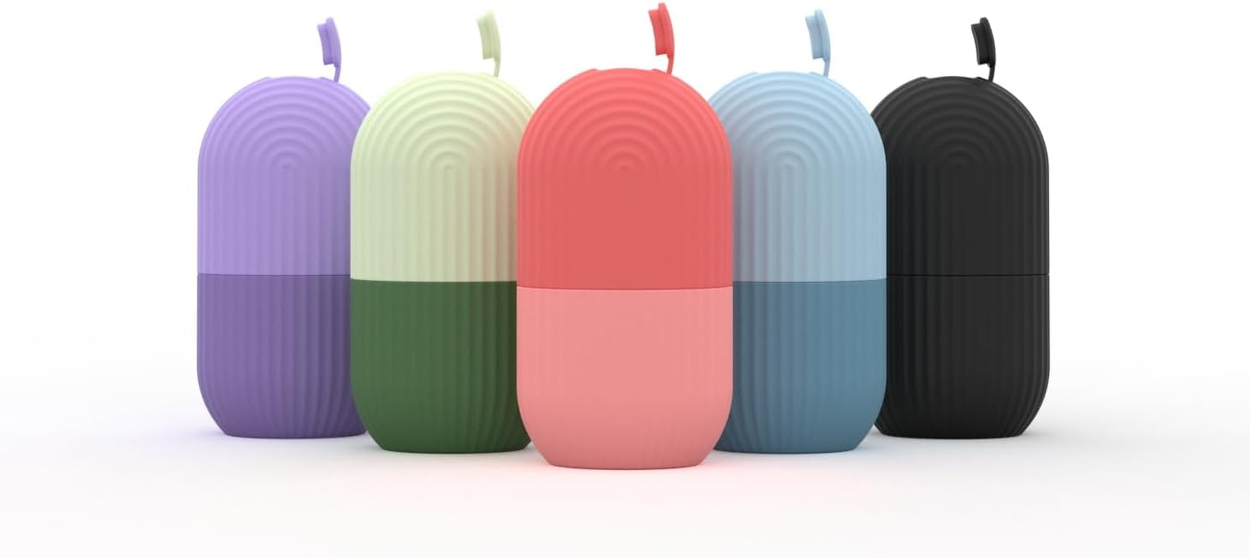 Ice Roller for Face, Ice Cube Facial Roller Massager, Reusable Silicone Face/Neck Ice Mold for Skin Care, Reduce Migraine Pain, De-Puff Eye Bags image number 5