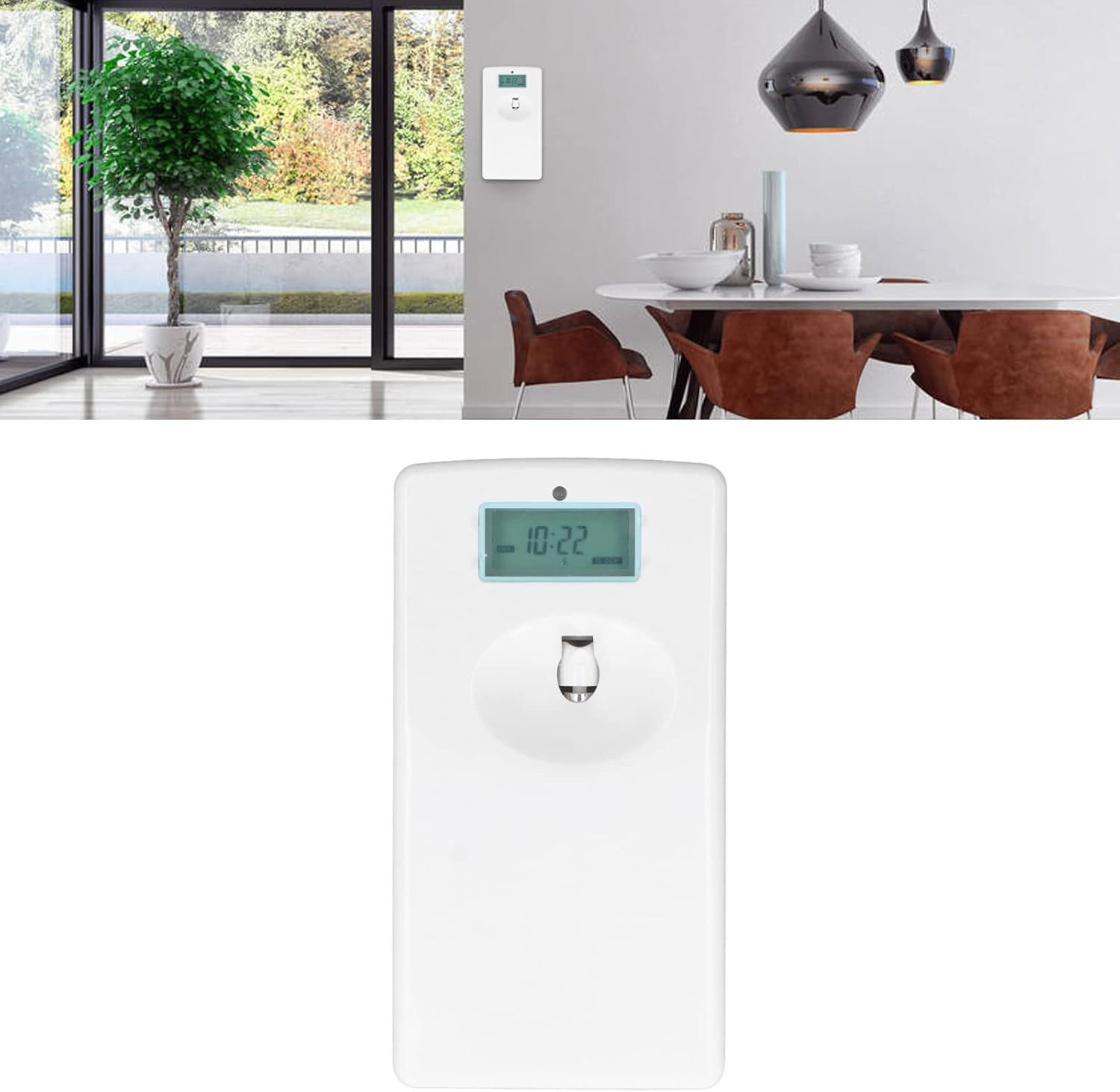 Automatic Perfume Dispenser, Fragrance Sprayer, Automatic Air Freshener Dispenser, Aroma Dispenser, Wall Mounted Aroma Diffuser for Bathroom, Hotel, Commercial Place image number 4