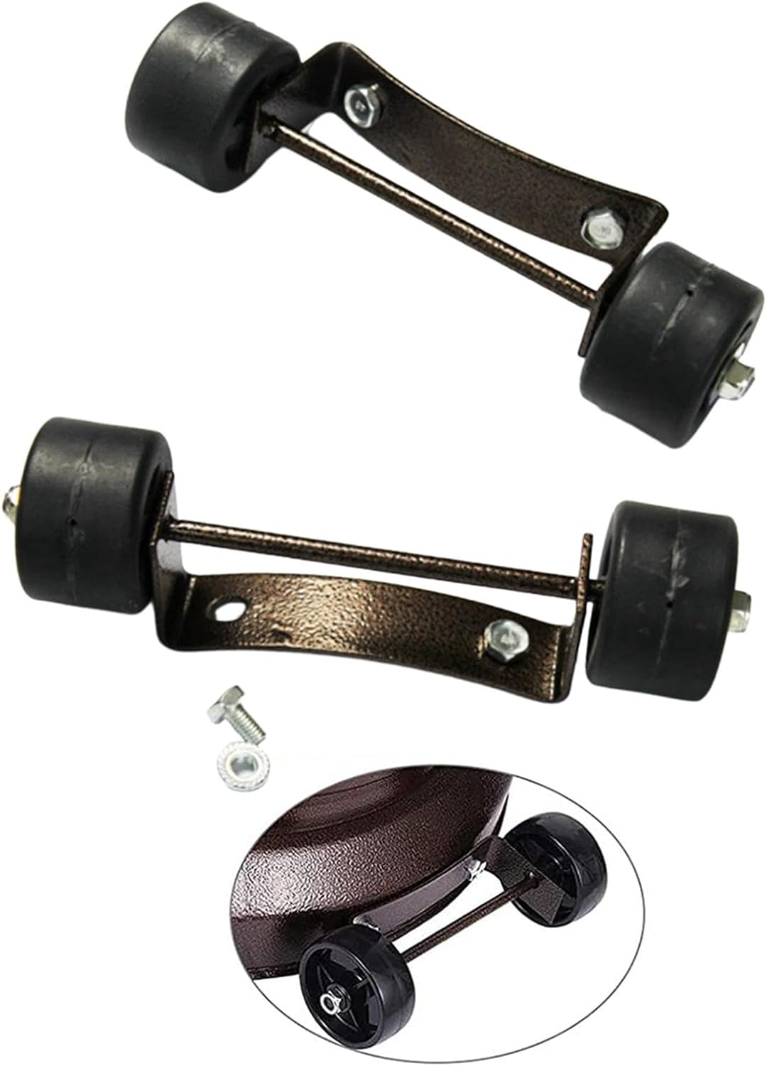 Fenteer Patio Heater Wheel Kit, Gas Patio Heater Replaces, Easy to Move/Install, Premium, Universal Movable Wheel for Patio Heaters