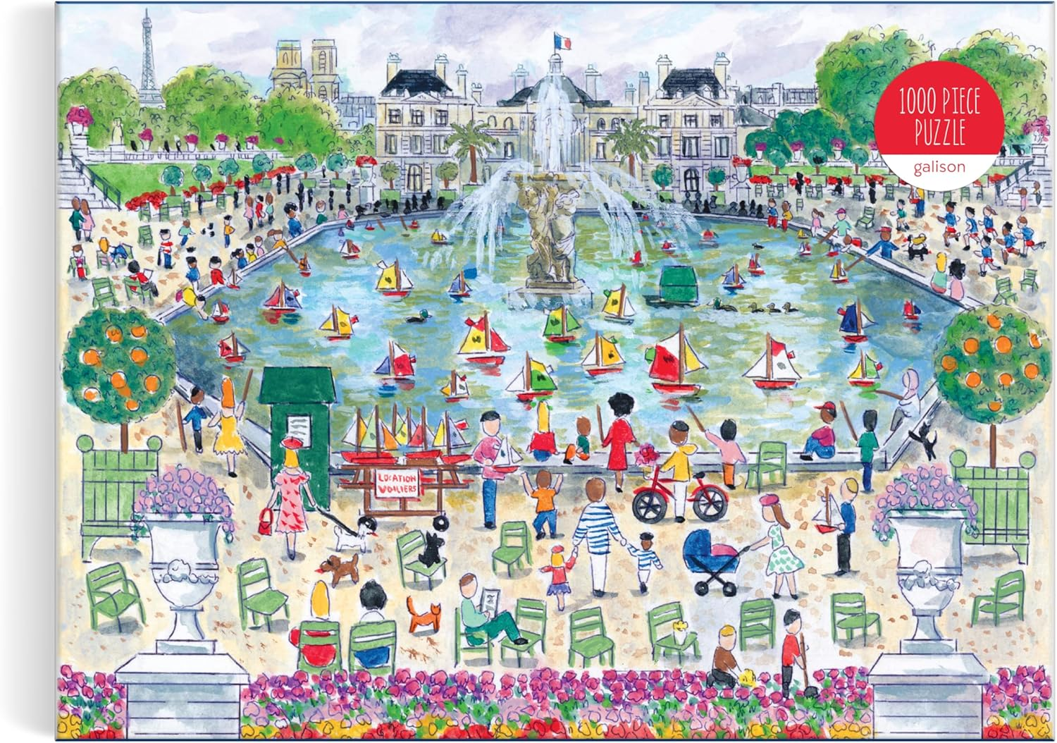 Michael Storrings Springtime in Paris Puzzle: 1000 Pieces image number 6
