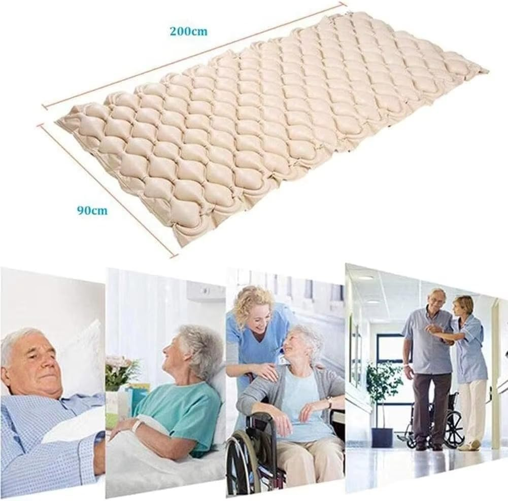 FOCLOVER Air Pressure anti Bedsore Mattress - Inflatable Mattress Set with Motorised Compressor & End Flaps for Relief of Bedsores and Improved Sleep Quality image number 5