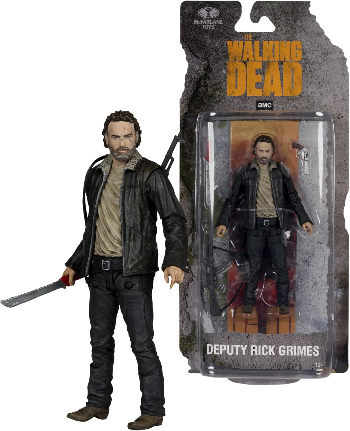 Mcfarlane Toys the Walking Dead Deputy Rick Grimes 5In Figure image number 4