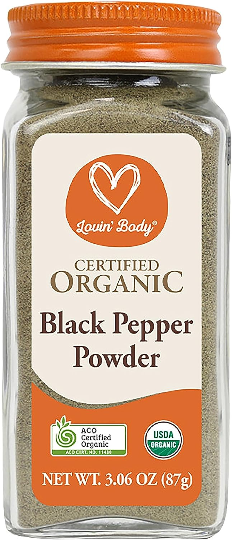 Lovin' Body Organic Black Pepper Powder 87 G image number 1