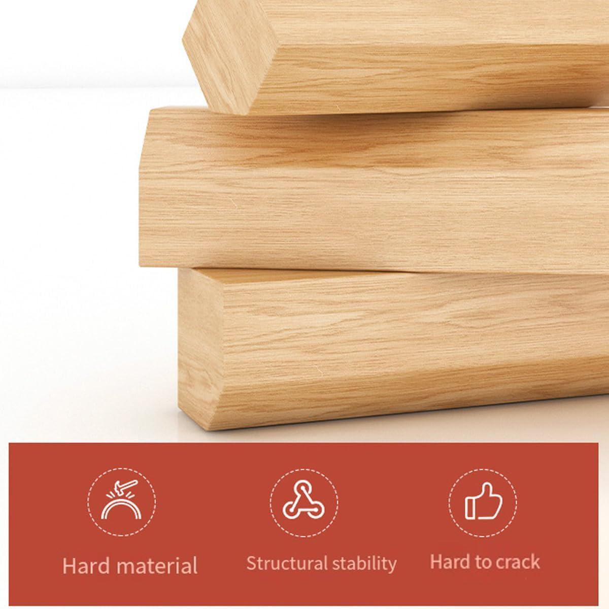 AIMALL Wall Mounted Floating Shelf, Wood Storage Rack for Display and Organization - Available in Two Colours image number 2