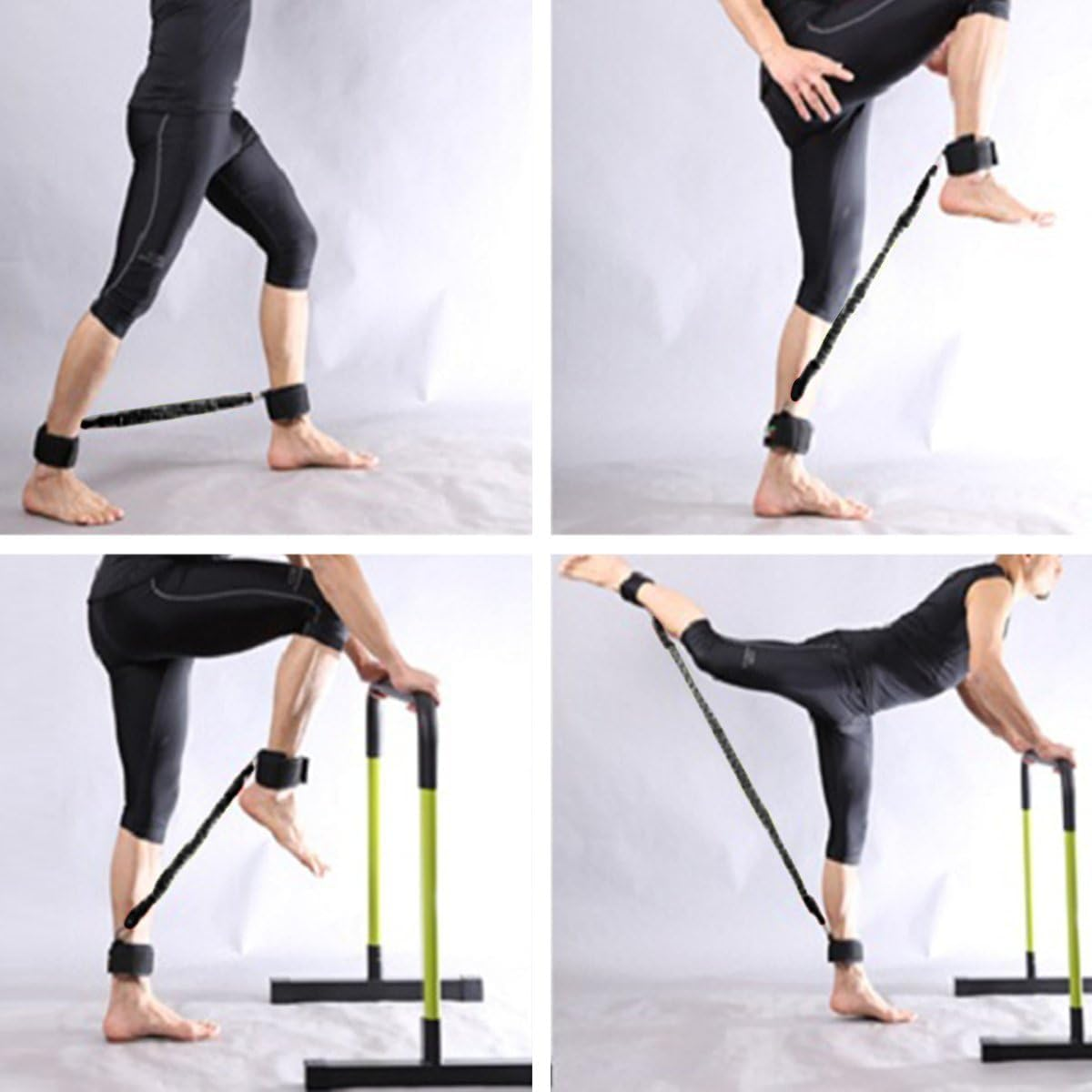 Strength Legs Resistance Bands with Ankle Straps Speed Agility Training for Running Taekwondo Skating Fitness Exercise image number 2