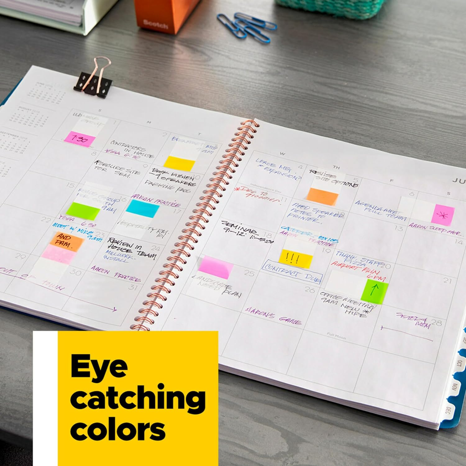 Post-It Flags Purple Blue Green 24.0Mm X 43.2Mm 680-PBG (Pack of 2) image number 3