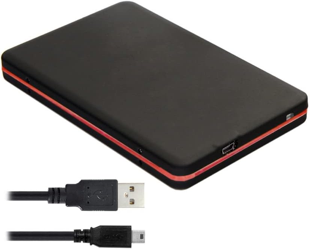 NFHK USB2.0 480Mbps to 1.8 Inch Micro SATA 16Pin 7+9 SSD HDD External Hard Disk Enclosure