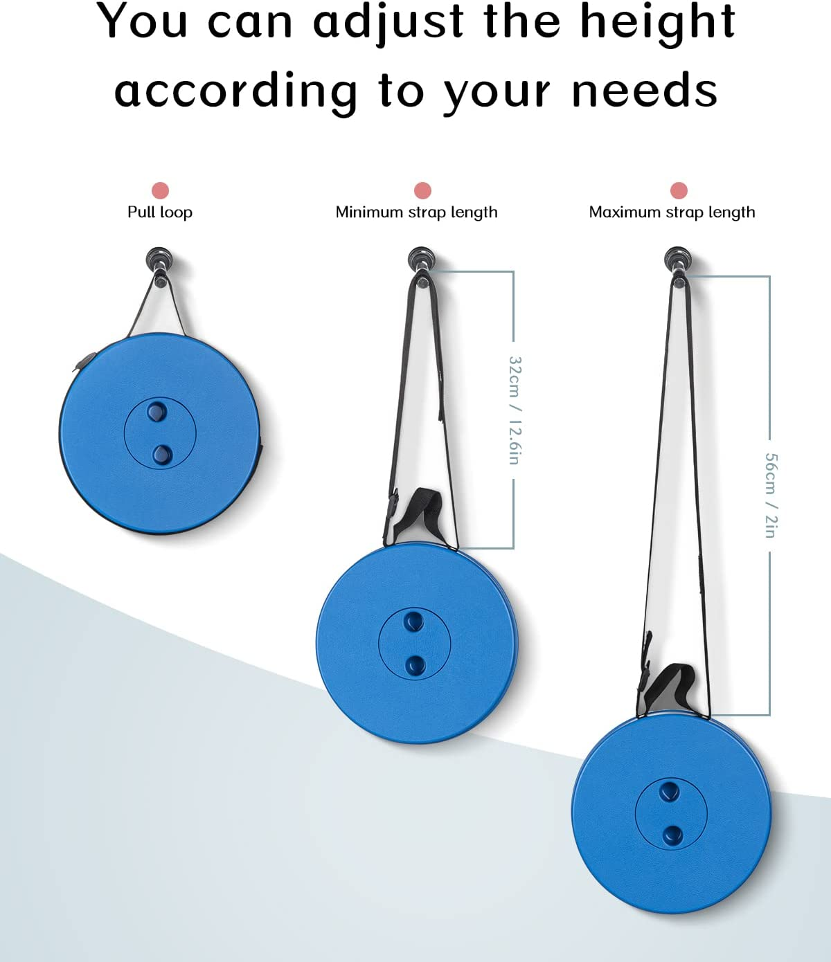 Telescopic Stool, Booxihome Folding Stools Lightweight Chair Seat for Outdoor Camping BBQ Fishing Hiking Gardening Indoor,Maximum Load 400 Lb(Blue) - Black image number 5