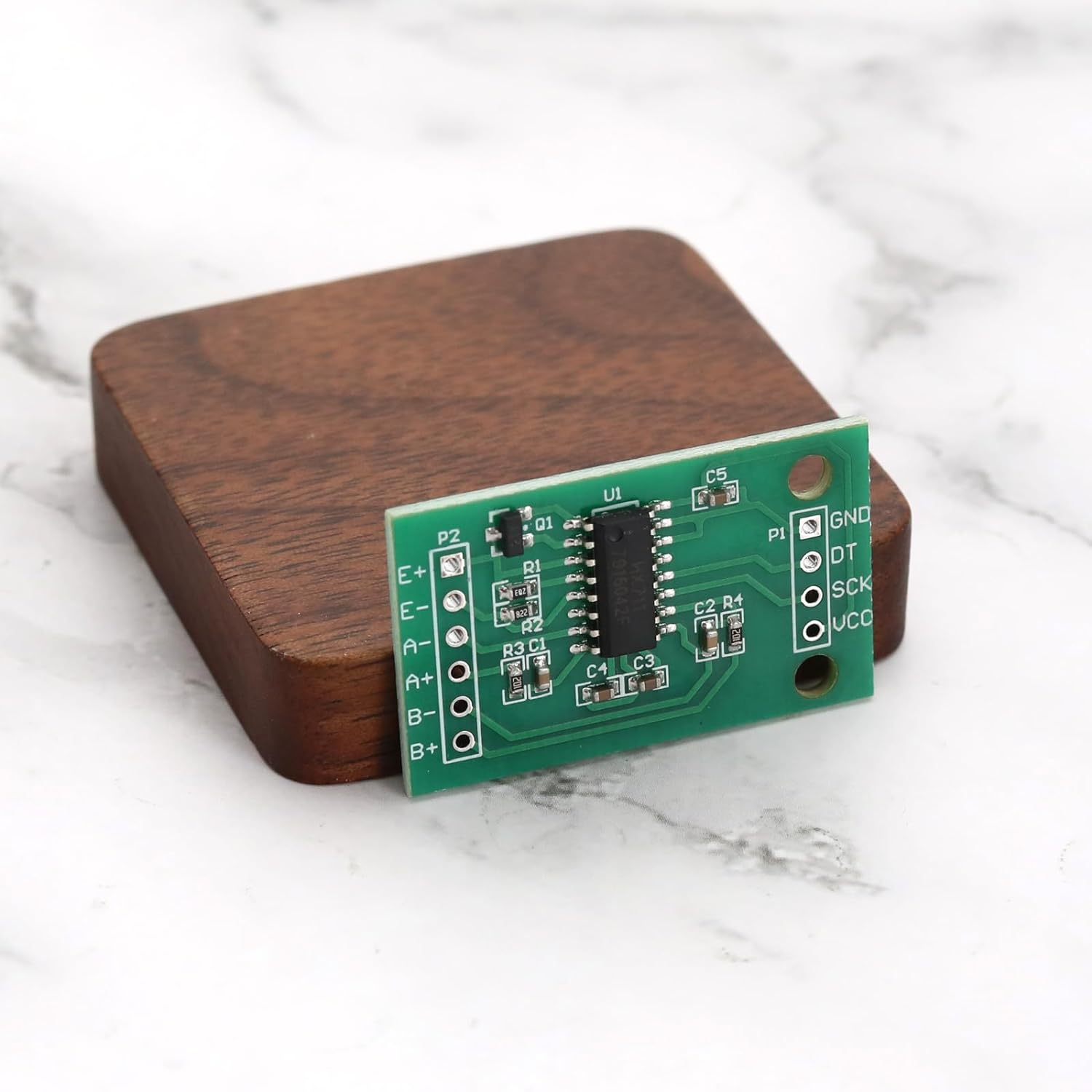 Portable Kitchen Scale Digital Weight Sensor Amplifier HX711 ADC Small Range Module Pressure Weighing Sensor Combo Kit Load Cell 5Kg image number 1