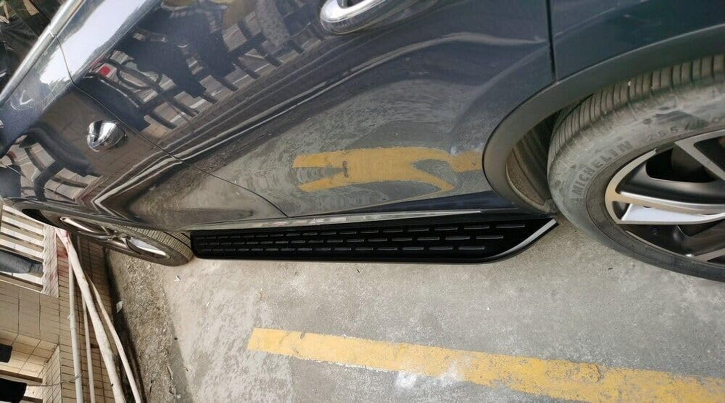 Running Board Compatible with Mitsubishi Outlander 2022-2025 Side Steps 600Lbs Aluminum Nerf Bar 2PCS Black Particles & Brackets image number 2