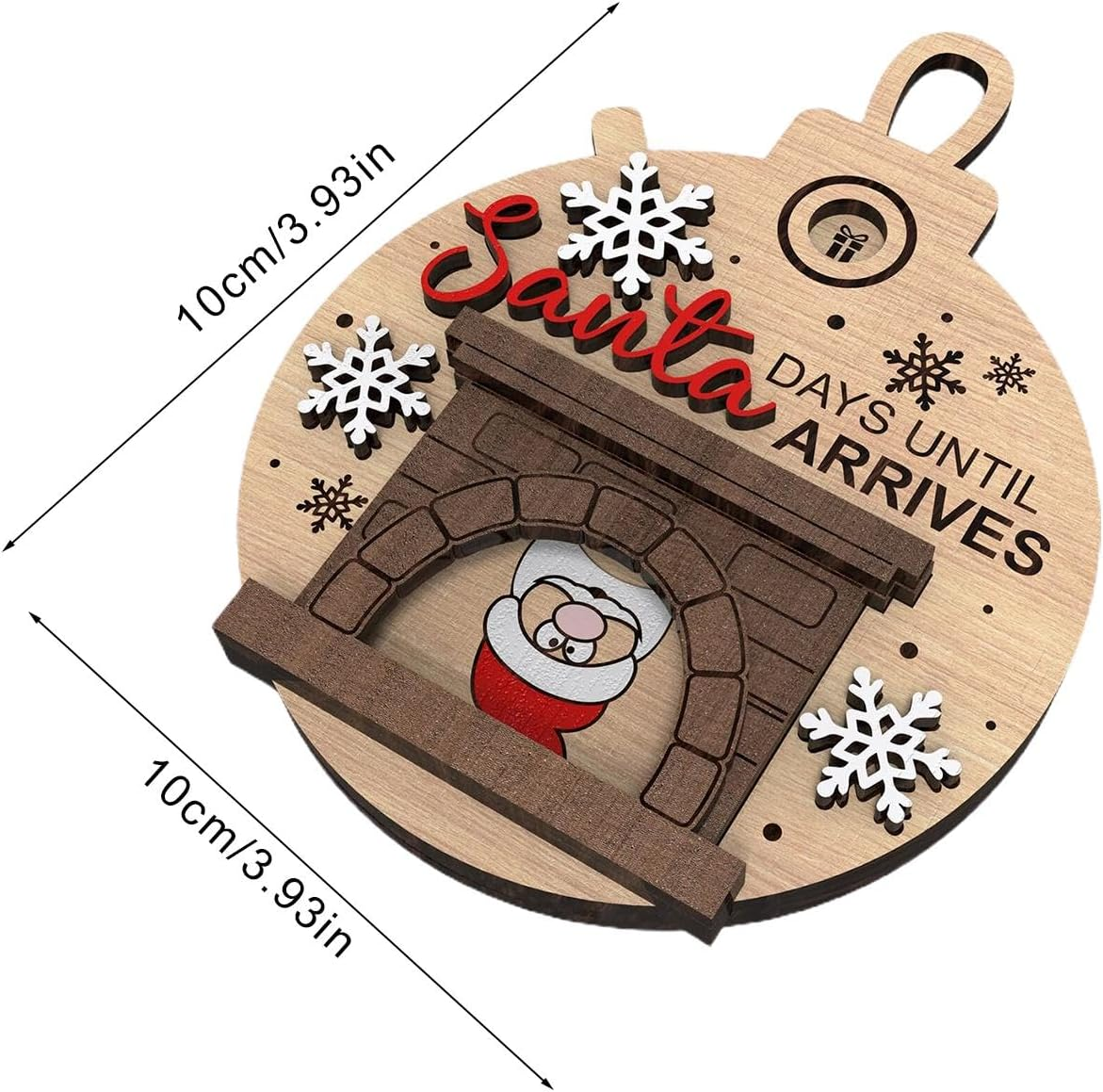 Christmas Ornaments,Christmas Countdown Decorations for Tree - Christmas Tree Decor, Cute Advent Decorations for Home Door Wall Decoration image number 5