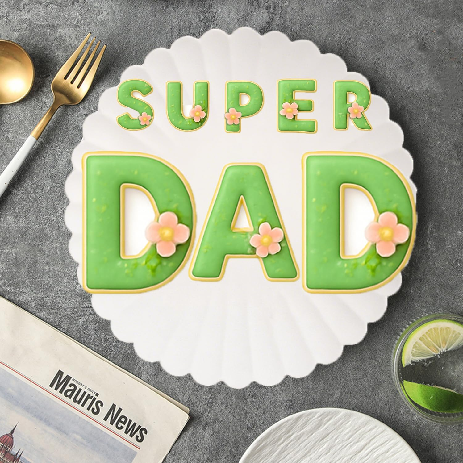 Xify&rsquo;S Alphabet & Number Cookie Cutter Set, 2.5-3 Inch Assorted Sizes, 36 Pcs Stainless Steel Fondant & Dough Molds for Party, Birthday, Christmas, Biscuit & Fruit Cutting, Includes Steel Scraper image number 1