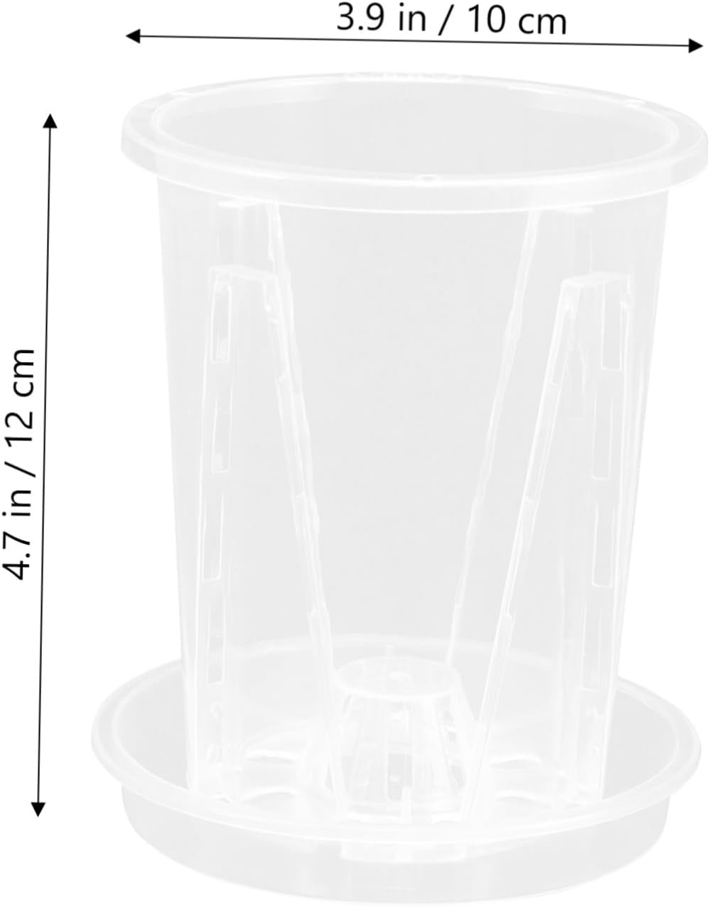 BESPORTBLE 5Sets Breathable Root Control Flower Pot Flower Pots for Orchids Plant Nursery Drainage image number 2