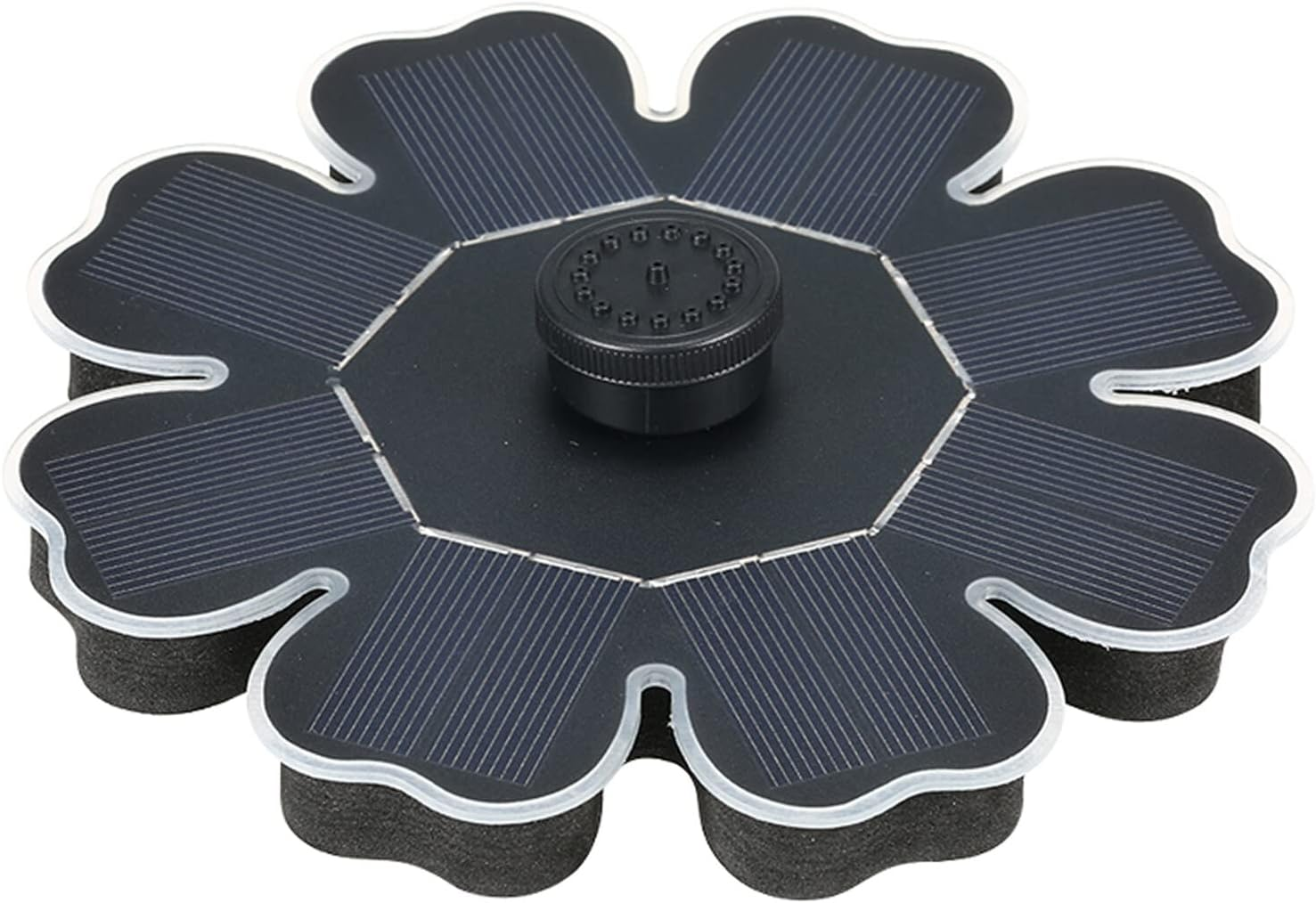 Solar Power Pump Rose Bird Bath Fountain Pump 2W Standing Floating Brushless Watering Submersible Pump for Outdoor Birdbath Garden Pond Pool