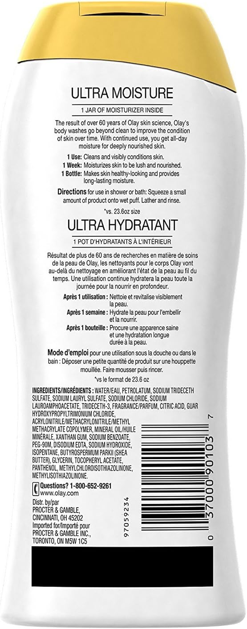 Olay Ultra Moisture Moisturizing Body Wash with Shea Butter - 23.6 Oz - 2 Pk