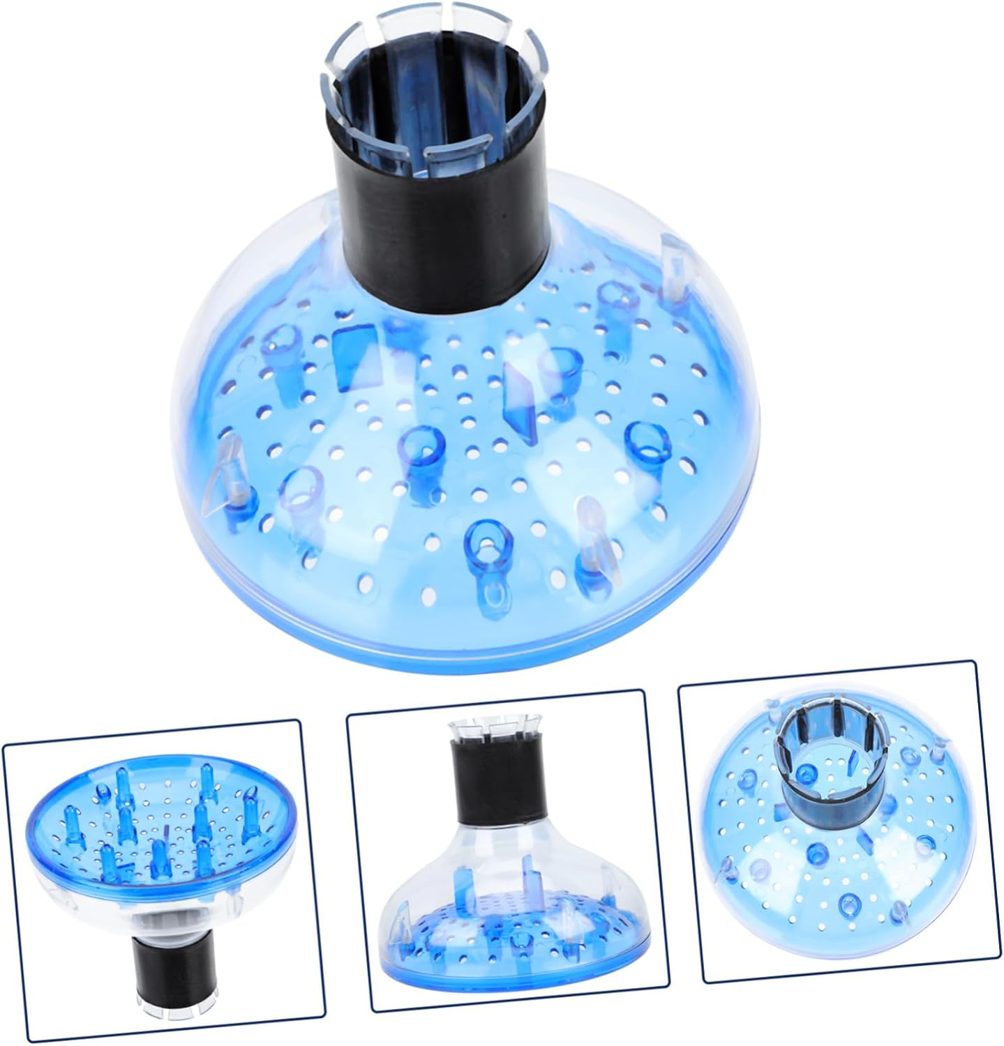 GANAZONO Hair Diffuser Attachment for Wavy and Curly Hair Heat Resistant Blow Dryer Diffuser Head Even Airflow for and Quick Styling at Home Salon image number 5