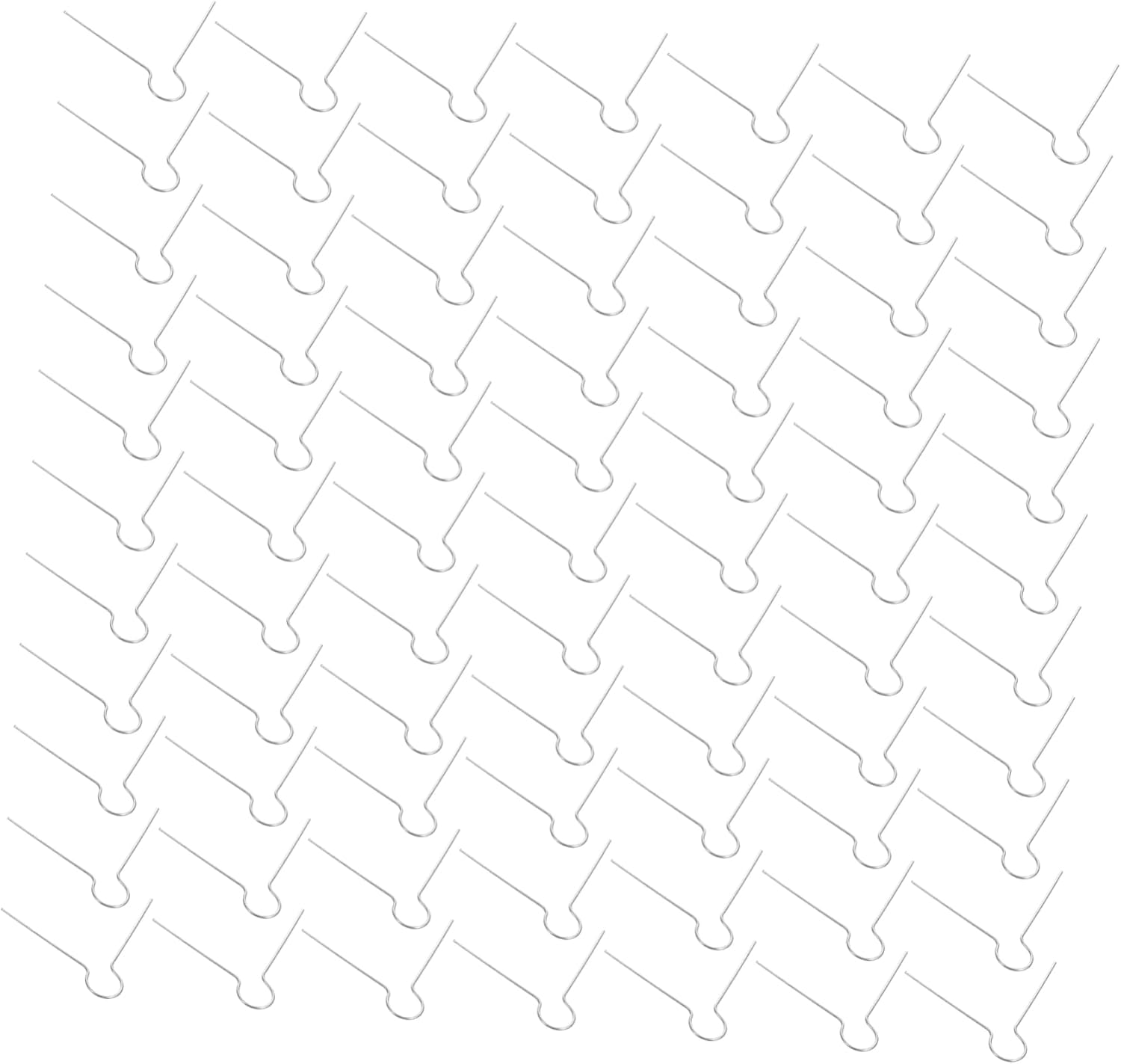 100Pcs Shaped Metal Hangers for Christmas Tree Ornaments Hooks for Easy Hanging of Wreaths and Decorations for Holiday Decorating