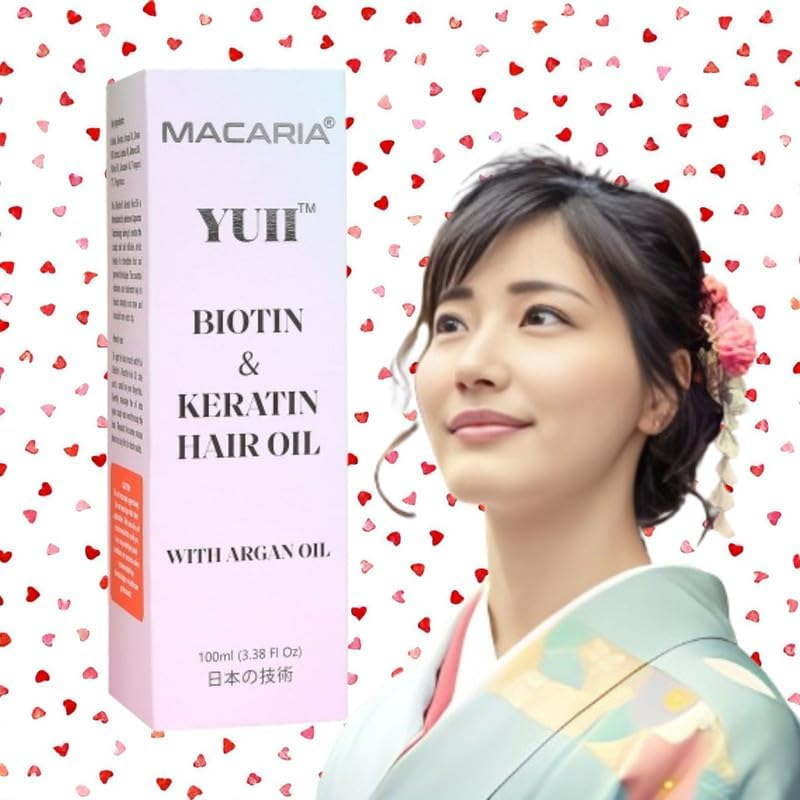 YUII Hair Oil Biotin Keratin & Argan Oil image number 2