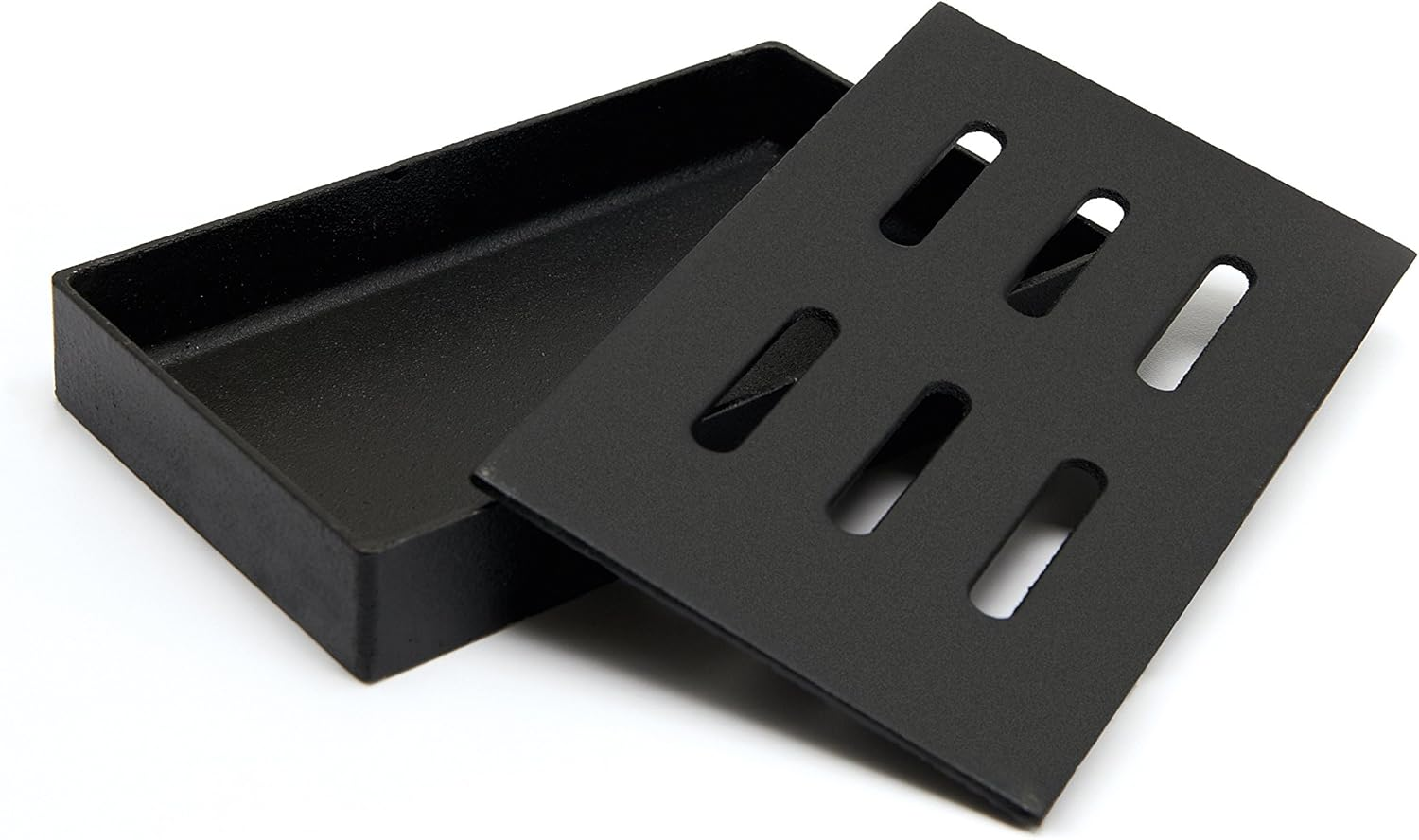 Grillpro 00150 Cast Iron Smoker Box, Black, 5" L X 1.5" H X 8" W image number 4