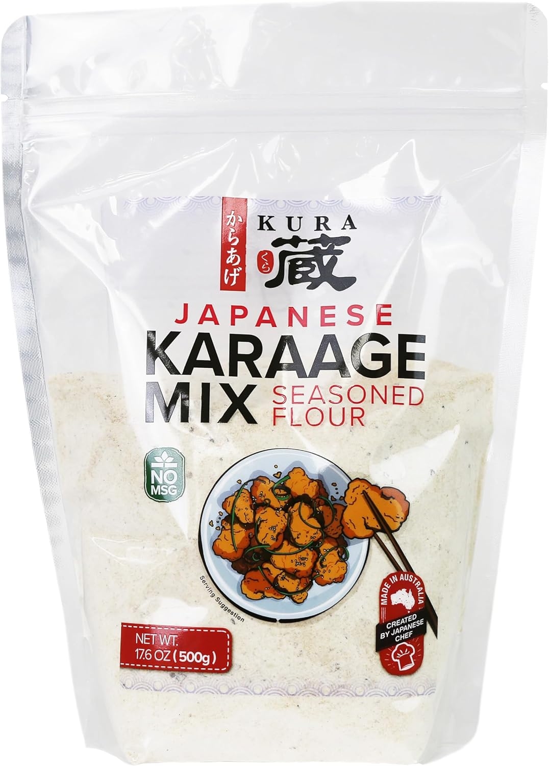 Kura Japanese Karaage Seasoned Flour Mix, 500 G image number 1